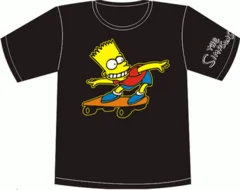 симпсон барт на скейте